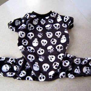 Cutebone Dog Pajamas Skeleton Print Medium